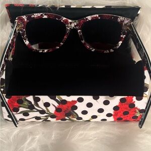 Dolce and Gabbana Floral Patterned Sunglasses